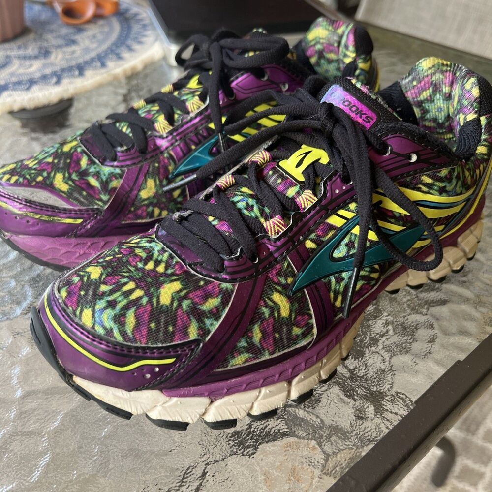 Brooks Adrenaline GTS 15 Size 8 Kaleidoscope Stability Running Sneaker Shoe - Picture 12 of 12
